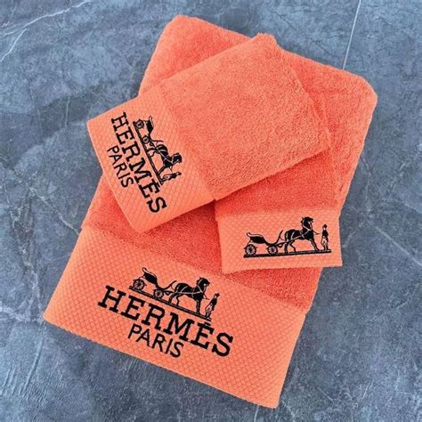 hermes towel set|Hermes bath and beach towel.